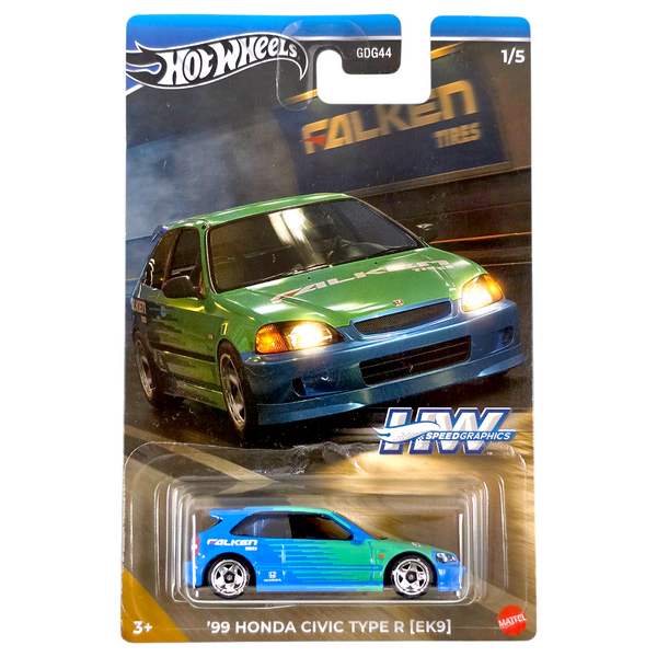 Hot Wheels - '99 Honda Civic Type R (EK9) - 2025 HW Speed Graphics Series