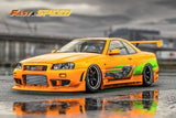 Fast Speed - Nissan Skyline GT - R (R34) Z - Tune "Fast & Furious" - Top CollectiblesDiecastFast Speed