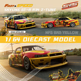 Fast Speed - Nissan Skyline GT - R (R34) Z - Tune "Need For Speed SRS Yellow" - Top CollectiblesDiecastFast Speed