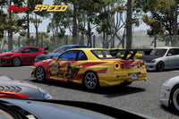 Fast Speed - Nissan Skyline GT - R (R34) Z - Tune "Need For Speed SRS Yellow" - Top CollectiblesDiecastFast Speed