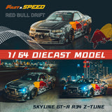 Fast Speed - Nissan Skyline GT - R (R34) Z - Tune "Redbull" - Top CollectiblesDiecastFast Speed