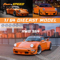 Fast Speed - Porsche 911 (964) RWB "Hibiki" w/ Extra Set of Wheels *Pre - Order* - Top CollectiblesDiecastFast Speed