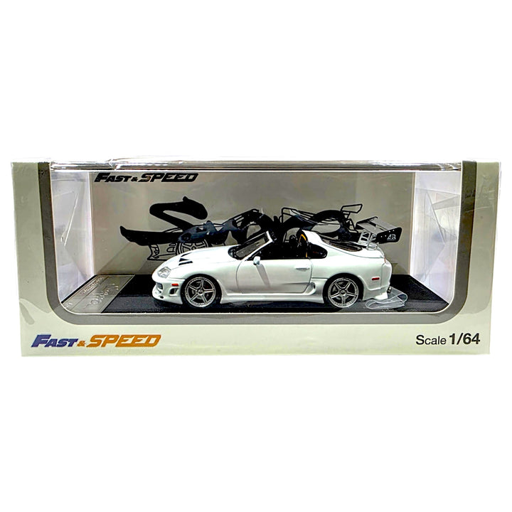 Fast Speed - Toyota Supra Targa Roadster - White - Top CollectiblesDiecastFast Speed