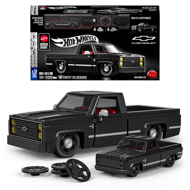 Hot Wheels x Mattel Brick Shop - ’83 Chevy Silverado - Black
