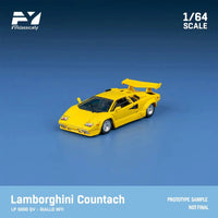 FindClassically - Lamborghini Countach LP5000 QV - Yellow - Top CollectiblesDiecastFindClassically