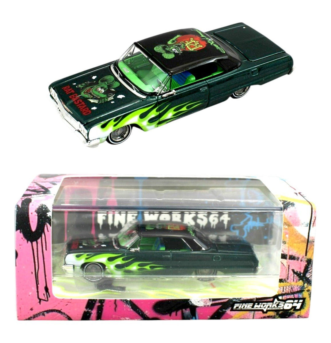 Fine Works 64 - Chevrolet Impala Lowrider "Rat Fink" - Top CollectiblesDiecastFine Works 64