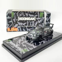 Flame - Porsche 911 (993) RWB "Ken Block / Monster Energy" - High Wing - Top CollectiblesDiecastMini Station