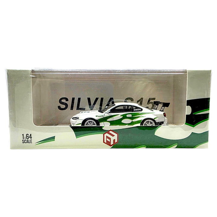 Focal Horizon - Pandem Rocket Bunny Nissan Silvia S15 - White - Green - Top CollectiblesDiecastFocal Horizon