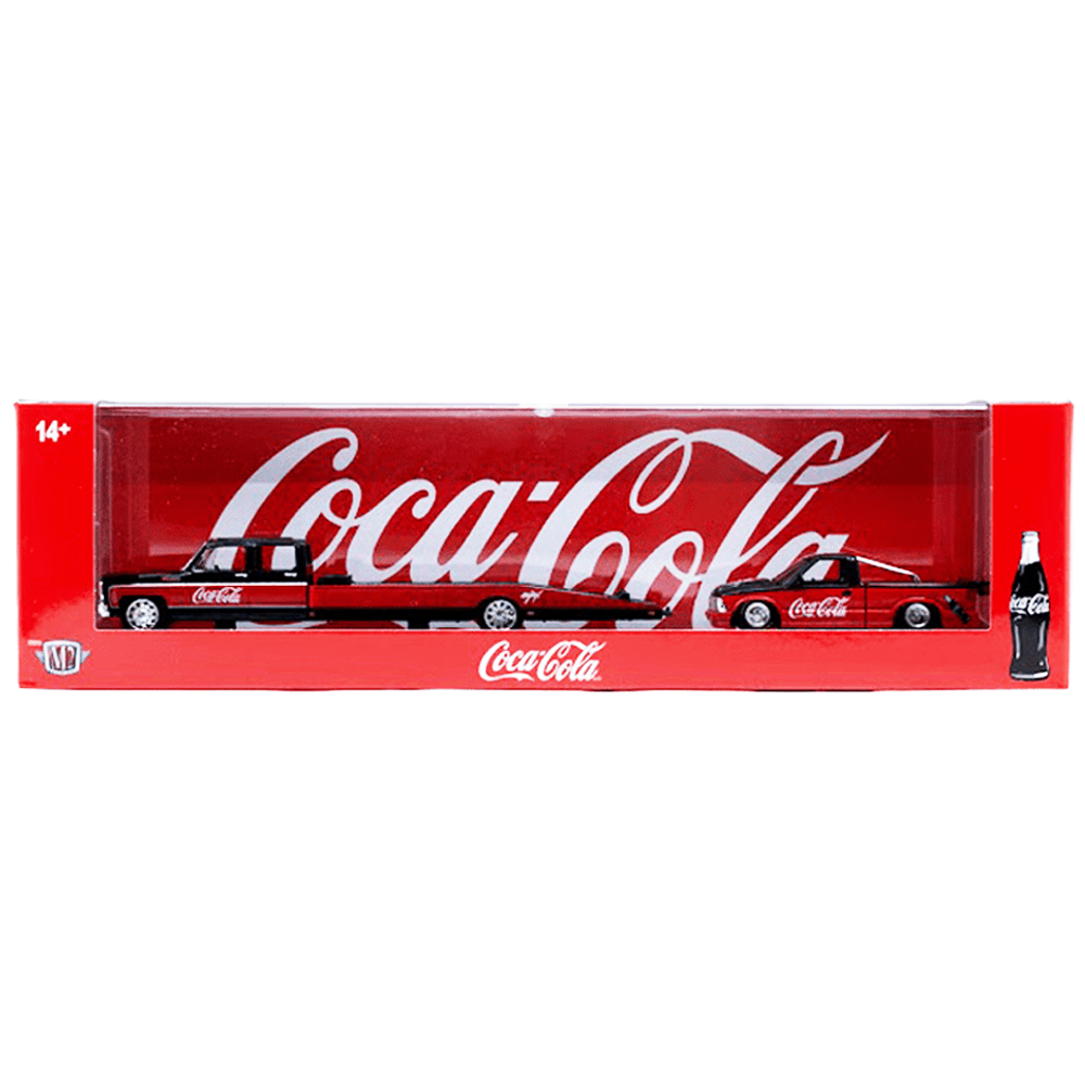 M2 Machines - 1973 GMC Ramp Truck &amp; 1995 GMC Sonoma 15 - 2026 Auto-Haulers Coca-Cola Series