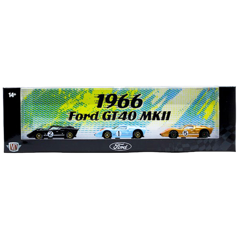 M2 Machines - 1966 Ford GT40 MK II 3-Pack - 2026 Auto-Haulers Series