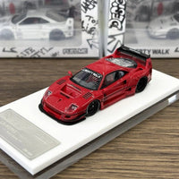 FuelMe - Ferrari F40 Liberty Walk - Red *Resin* - Top CollectiblesDiecastFuelMe