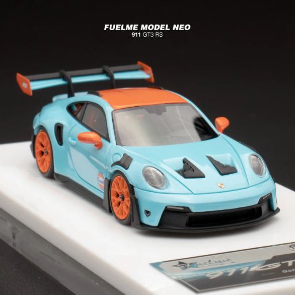 FuelMe x TopArt - Porsche 911 GT3 RS "Gulf" - Neo Series *Resin* - Top CollectiblesDiecastFuelMe