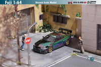 Fuji - Nissan Skyline R34 - Green Purple Magic - Top CollectiblesDiecastFuji