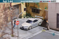 Fuji - Nissan Skyline R34 - Pearl White - Top CollectiblesDiecastFuji