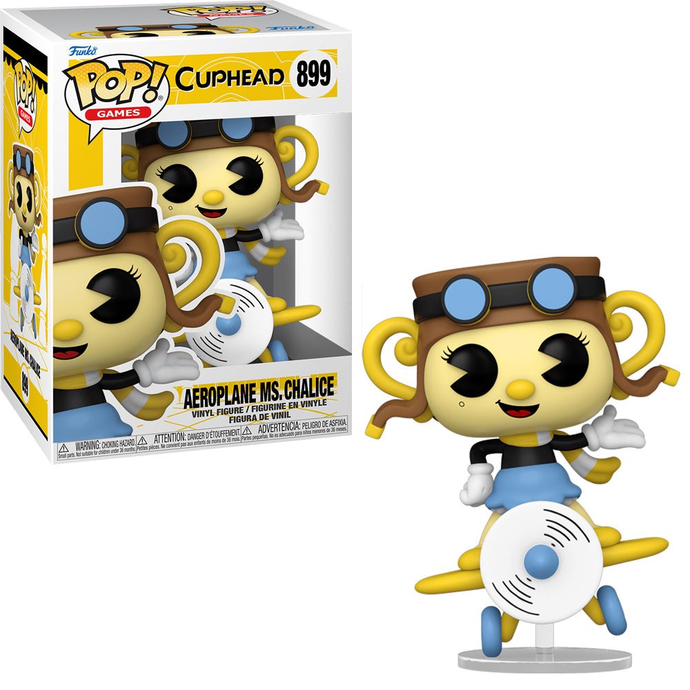 Funko - Aeroplane Ms. Chalice (Cuphead) - Pop! Vinyl Figure - Top CollectiblesVinyl FiguresFunko