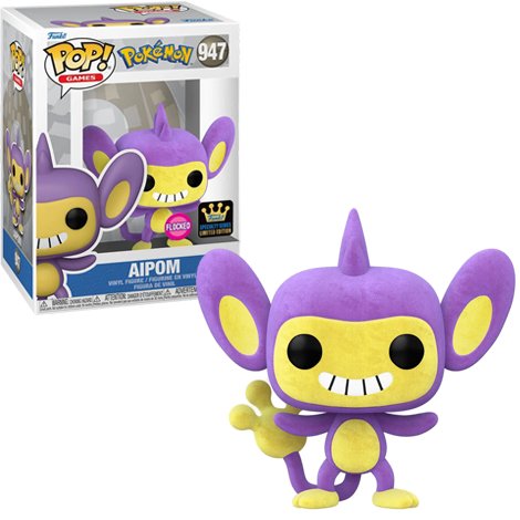 Funko - Aipom (Pokemon) - Pop! Vinyl Figure Specialty Series *Flocked* - Top CollectiblesVinyl FiguresFunko