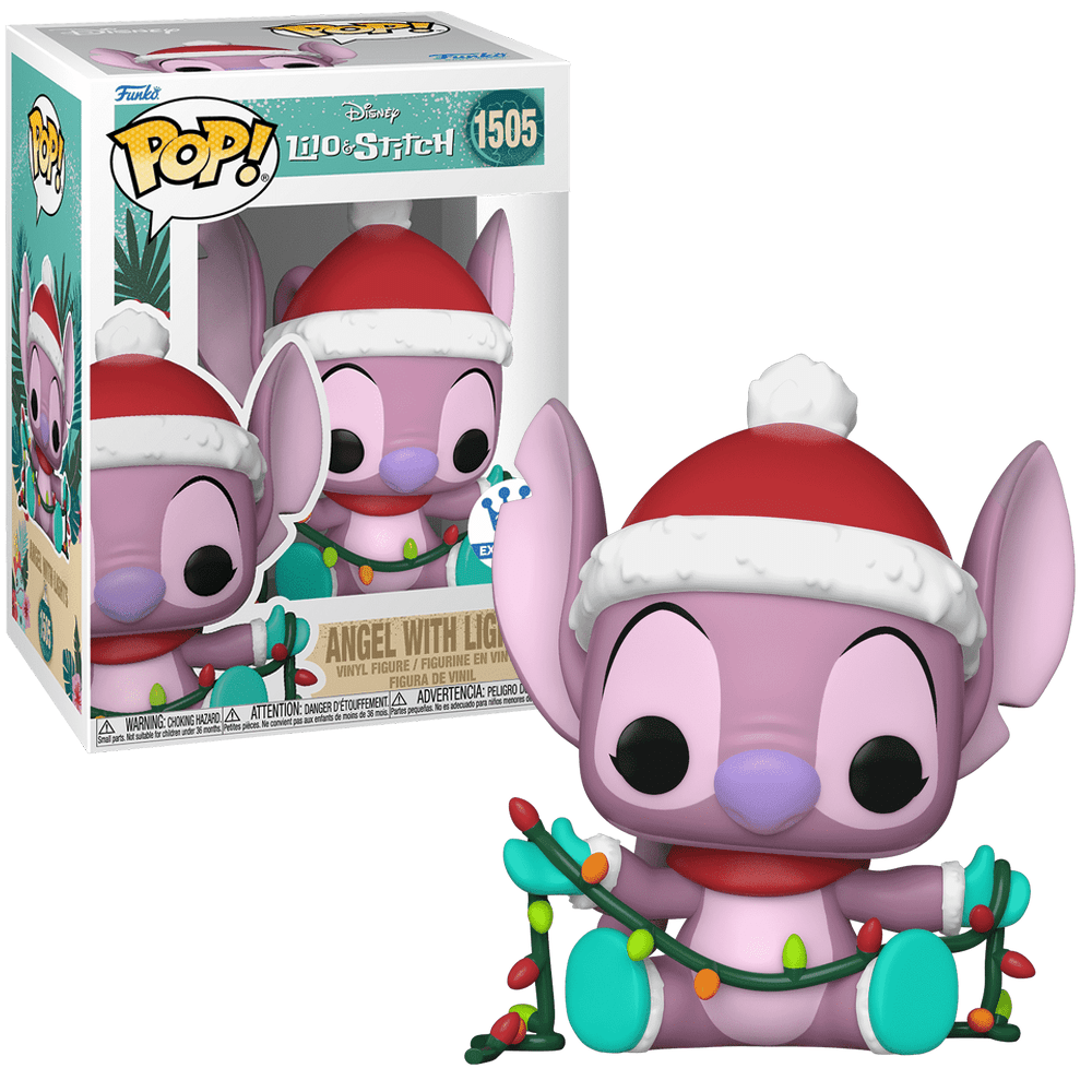 Funko - Angel with Lights (Disney Lilo &amp; Stitch) - Pop! Vinyl Figure *Funko Shop Exclusive* - Top CollectiblesVinyl FiguresFunko