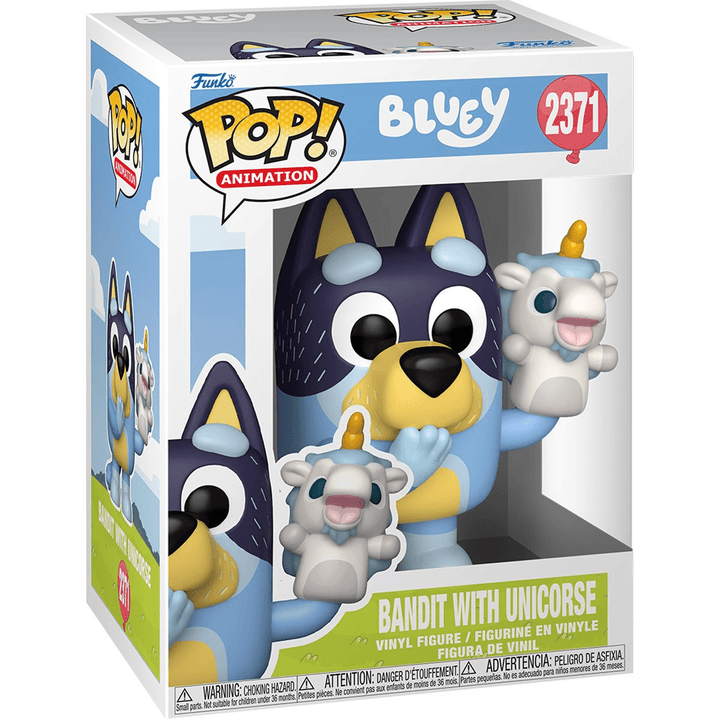 Funko - Bandit with Unicorse (Bluey) - Pop! Vinyl Figure - Top CollectiblesVinyl FiguresFunko