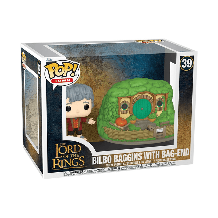 Funko - Bilbo Baggins with Bag-End (The Lord of The Rings) - Town Pop! Vinyl Figure - Top CollectiblesVinyl FiguresFunko