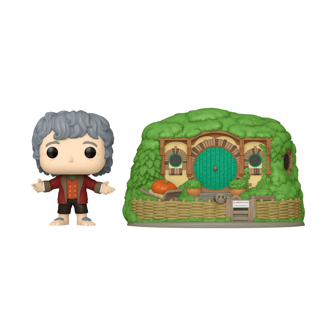Funko - Bilbo Baggins with Bag-End (The Lord of The Rings) - Town Pop! Vinyl Figure - Top CollectiblesVinyl FiguresFunko