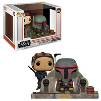 Funko - Boba Fett and Fennec on Throne (Star Wars) - 6" Bobble - Head Pop! Vinyl Figure - Top CollectiblesVinyl FiguresFunko