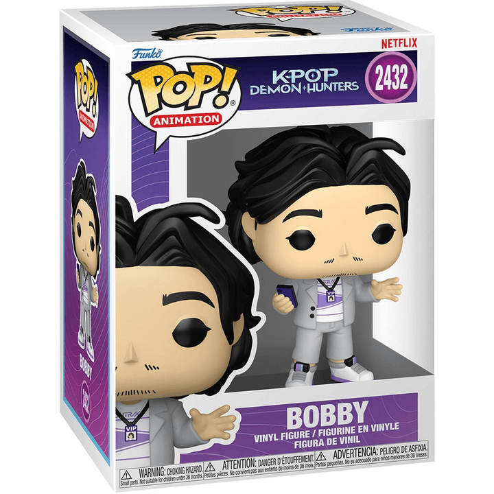 Funko - Bobby (KPop Demon Hunters) - Pop! Vinyl Figure - Top CollectiblesVinyl FiguresFunko