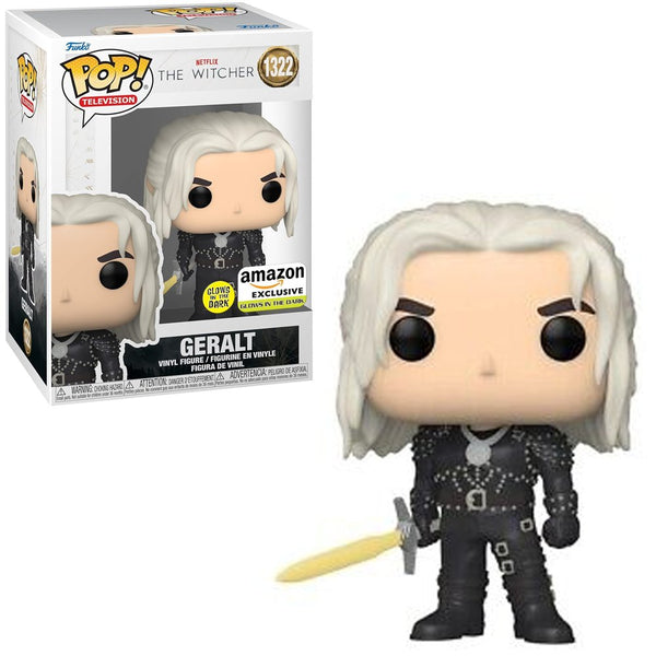 Funko - Geralt with Sword (The Witcher) - Glow in the Dark Pop! Vinyl Figure *Amazon Exclusive* - Top CollectiblesVinyl FiguresFunko