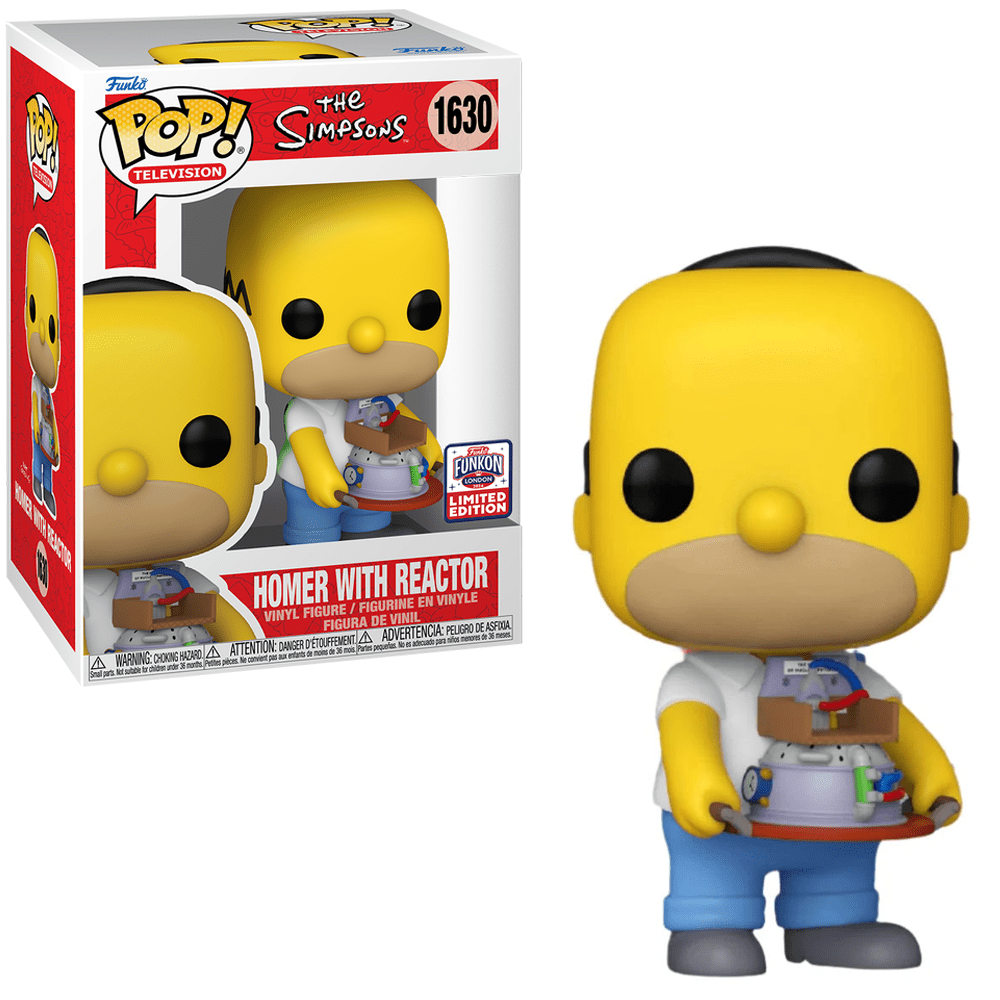Funko - Homer with Reactor (The Simpsons) - Pop! Vinyl Figure *2024 Funkon London Limited Edition** - Top CollectiblesVinyl FiguresFunko