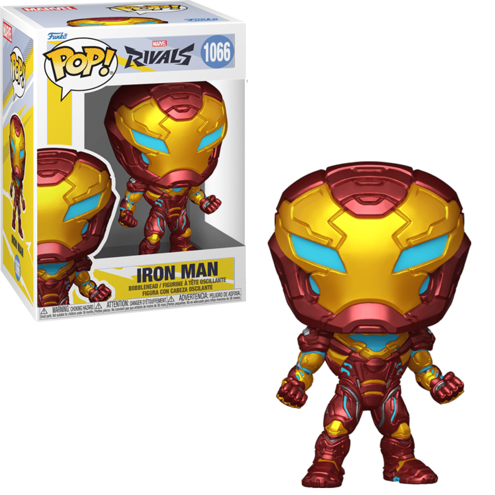Funko - Iron Man (Marvel Rivals) - Bobble - Head Pop! Vinyl Figure - Top CollectiblesVinyl FiguresFunko