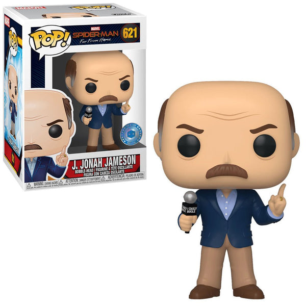 Funko - J. Jonah Jameson (Spider - Man Far From Home) - Bobble - Head Pop! Vinyl Figure *Pop in a Box Exclusive* - Top CollectiblesVinyl FiguresFunko