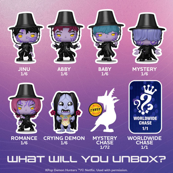 Funko - KPop Demon Hunters Mystery Blind Pack - Pop! Vinyl Figure - Top CollectiblesVinyl FiguresFunko