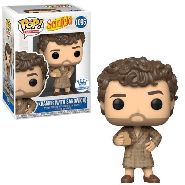 Funko - Kramer with Sandwich (Seinfeld) - Pop! Vinyl Figure *Funko.com Exclusive* - Top CollectiblesVinyl FiguresFunko