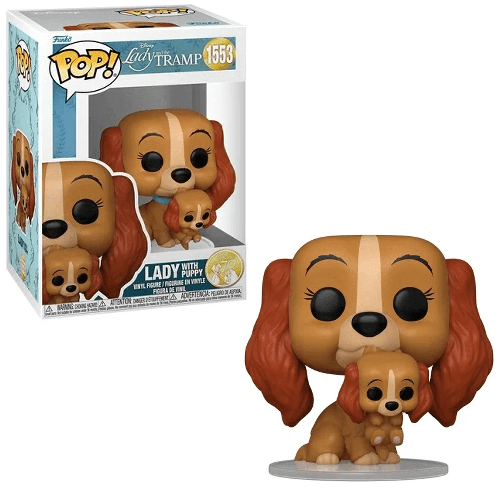 Funko - Lady with Puppy (Disney Lady and the Tramp) - Pop! Vinyl Figure - Top CollectiblesVinyl FiguresFunko