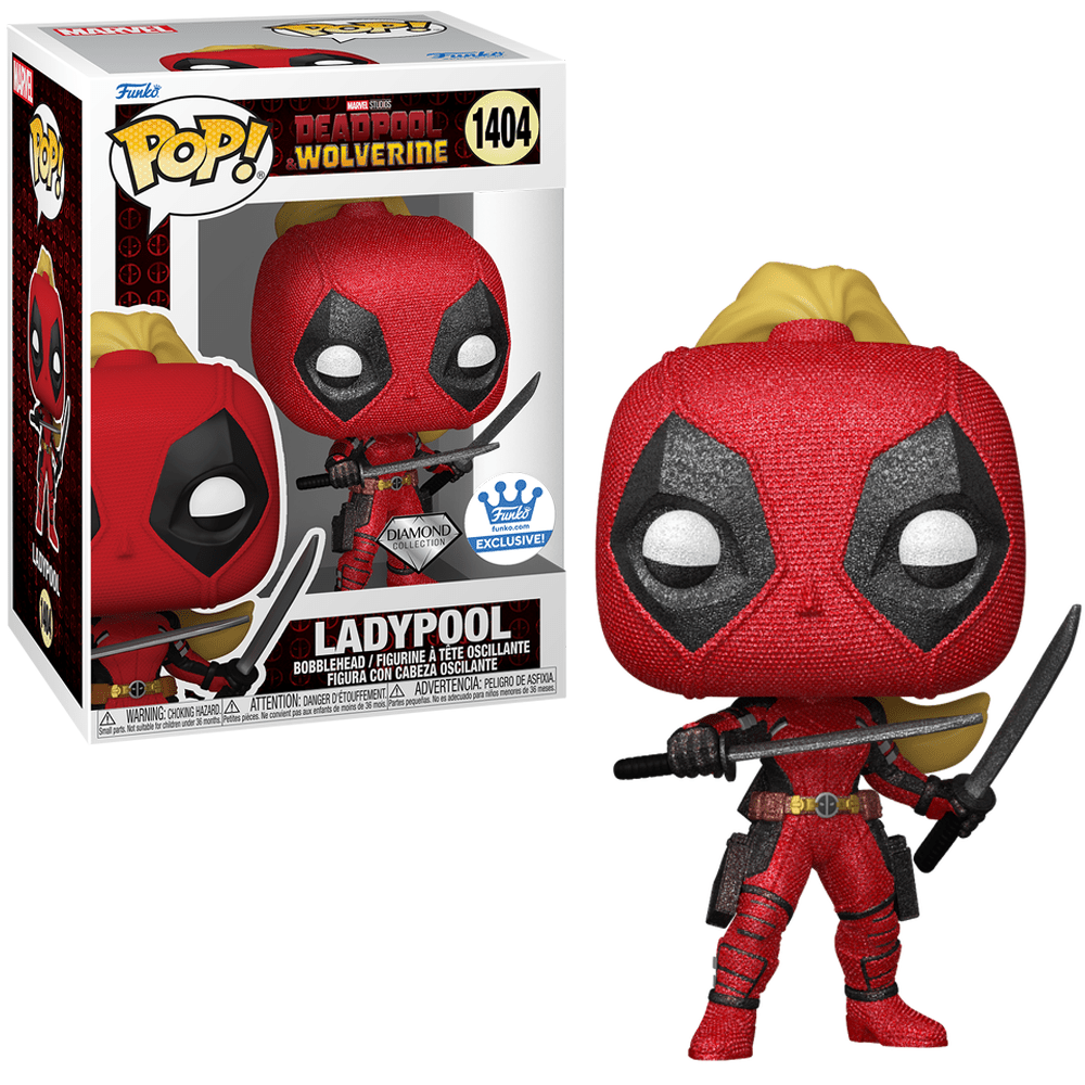 Funko - Ladypool (Deadpool & Wolverine) - Bobble - Head Pop! Vinyl Figure *Diamond Exclusive* - Top CollectiblesVinyl FiguresFunko