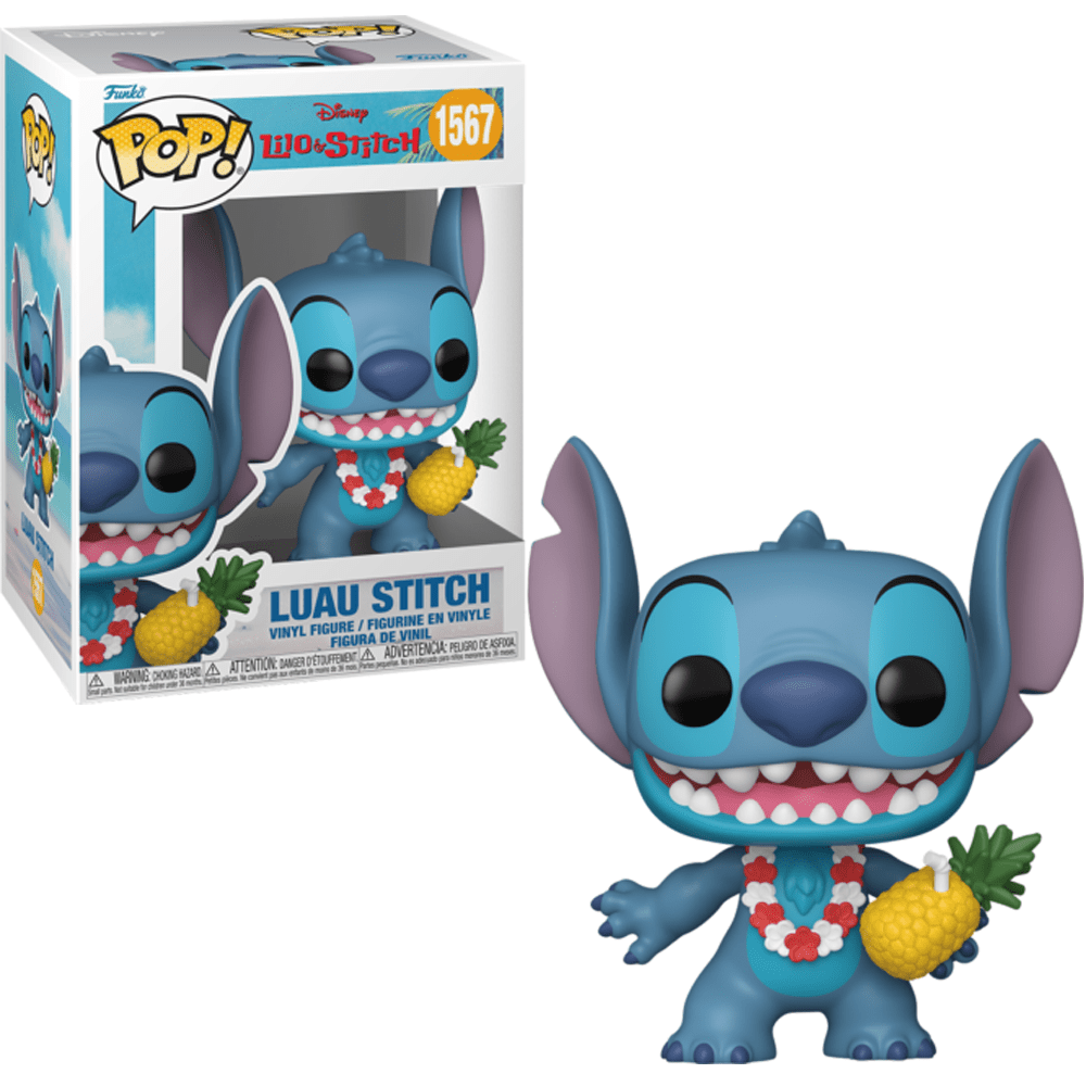 Funko - Luau Stitch (Disney Lilo & Stich) - Pop! Vinyl Figure - Top CollectiblesVinyl FiguresFunko