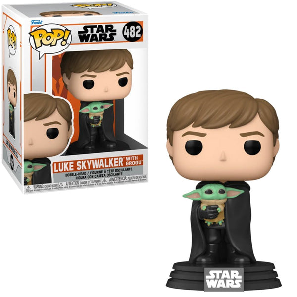 Funko - Luke Skywalker with Grogu (Star Wars) - Bobble - Head Pop! Vinyl Figure - Top CollectiblesVinyl FiguresFunko