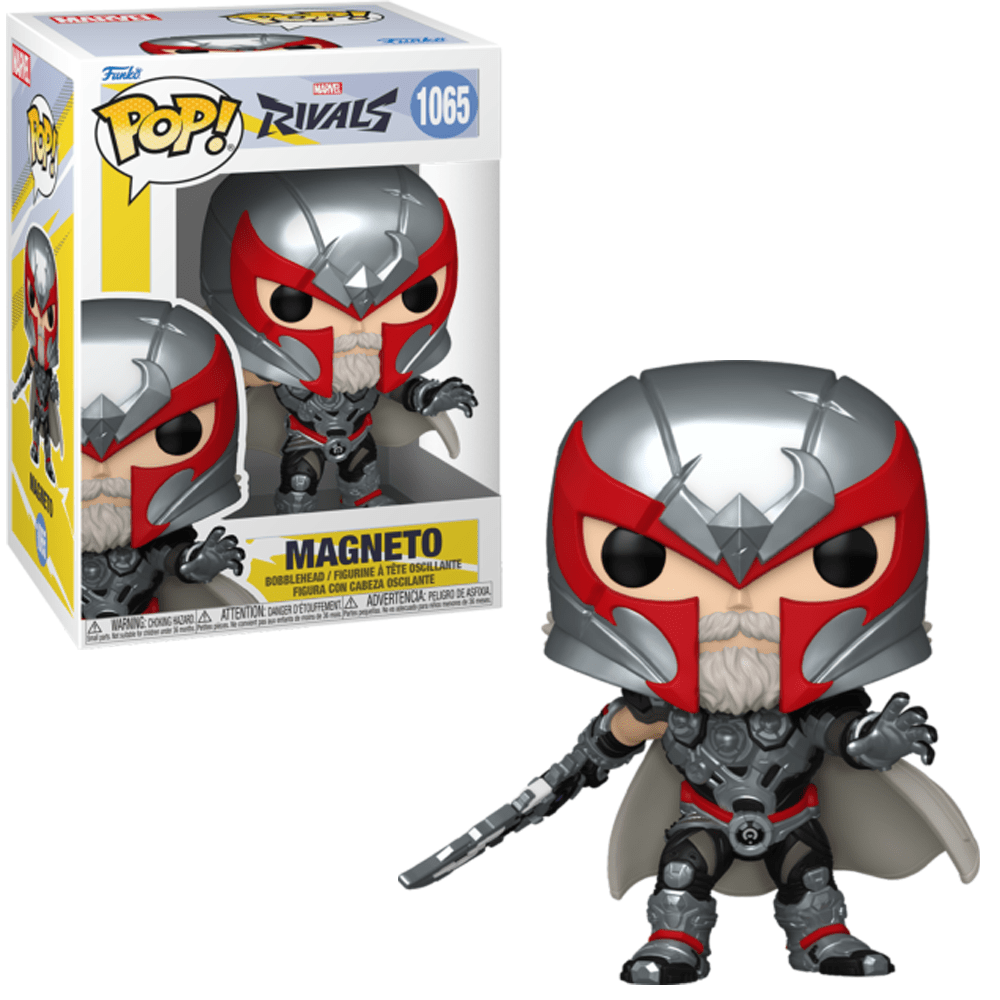 Funko - Magneto (Marvel Rivals) - Bobble - Head Pop! Vinyl Figure - Top CollectiblesVinyl FiguresFunko