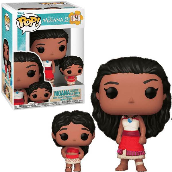 Funko - Moana & Little Sis Simea (Disney Moana 2) - Pop! Vinyl Figure - Top CollectiblesVinyl FiguresFunko