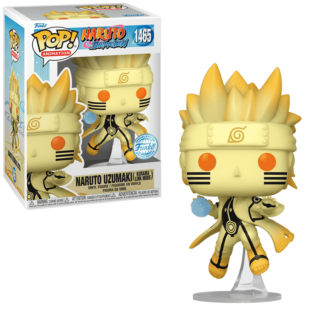 Funko - Naruto Uzumaki Kurama Link Mode (Naruto Shippuden) - Pop! Vinyl Figure *Funko Shop Special Edition* - Top CollectiblesVinyl FiguresFunko