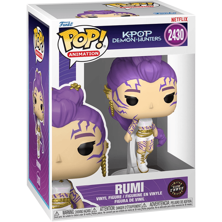 Funko - Rumi (KPop Demon Hunters) - Pop! Vinyl Figure *Glow Chase* - Top CollectiblesVinyl FiguresFunko