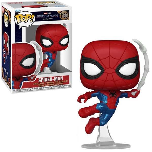 Funko - Spider - Man (Spider - Man No Way Home) - Bobble - Head Pop! Vinyl Figure *Pop in a Box Exclusive* - Top CollectiblesVinyl FiguresFunko