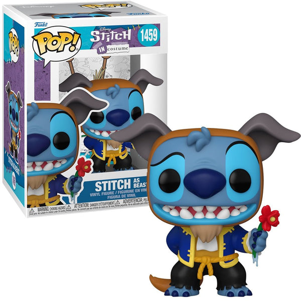 Funko - Stitch as Beast (Disney Stitch in Costume) - Pop! Vinyl Figure - Top CollectiblesVinyl FiguresFunko