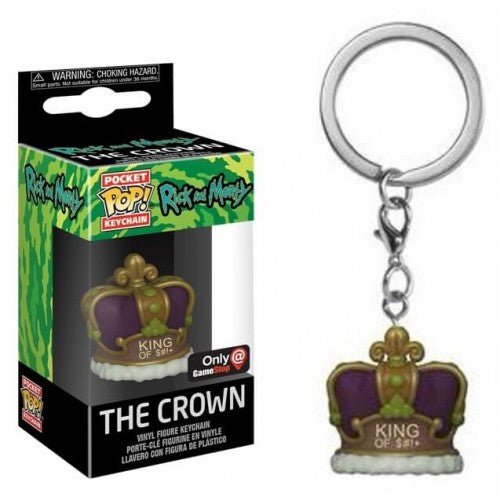 Funko - The Crown (Rick & Morty) - Pocket Pop! Keychain *Gamestop Exclusive* - Top CollectiblesVinyl FiguresFunko