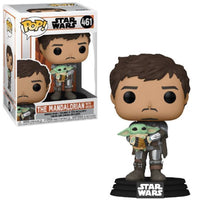 Funko - The Mandalorian with Grogu (Star Wars) - Bobble - Head Pop! Vinyl Figure - Top CollectiblesVinyl FiguresFunko