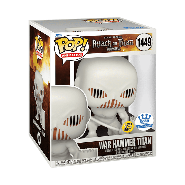 Funko - War Hammer Titan (Attack on Titan) - 6" Glow in the Dark Pop! Vinyl Figure *Funko Shop Exclusive* - Top CollectiblesVinyl FiguresFunko