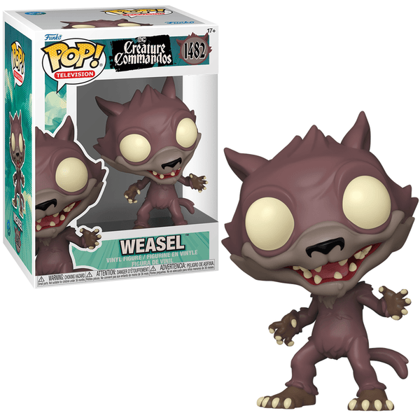 Funko - Weasel (DC: Creature Commandos) - Pop! Vinyl Figure - Top CollectiblesVinyl FiguresFunko