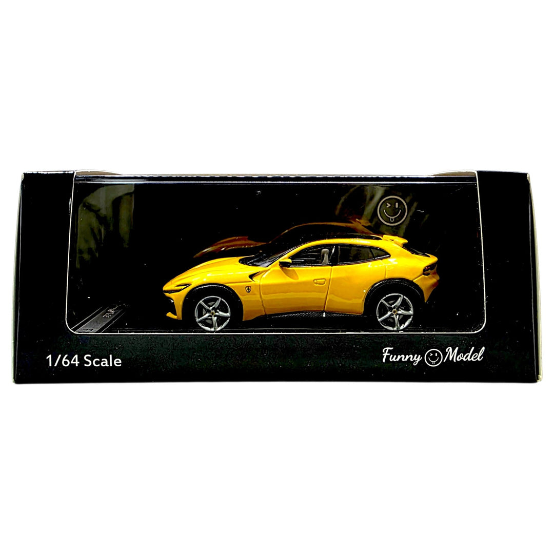 Funny Model - Ferrari Purosangue SUV - Yellow - Top CollectiblesDiecastFunny Model