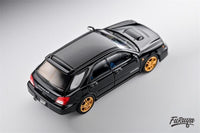 Furuya - Subaru Impreza WRX STi Wagon "Bug Eye" w/ Roof Box - Black - Top CollectiblesDiecastFuruya