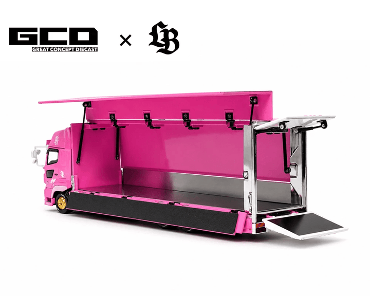 GCD - HINO 700 LB Pink - Kayano Distr. Edition - Top CollectiblesDiecastGCD
