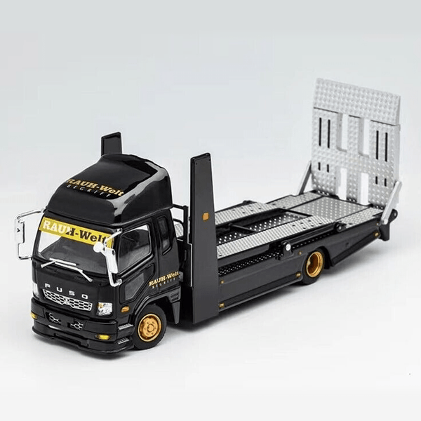 GCD - Mitsubishi Fuso Fighter (1024) 2017 Double Deck Tow Truck - Rauh - Welt Begriff (RWB) - Top CollectiblesDiecastGCD